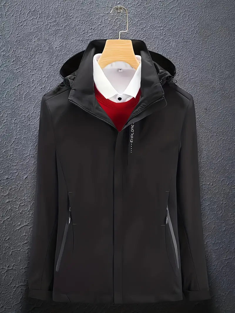 Elise | Dam Varm Vinterjacka med Huva för Utomhusbruk