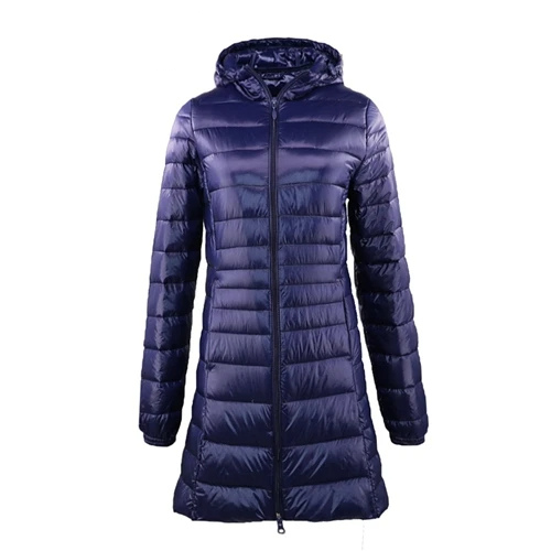 Kristiane | Vinter Kvinnors Vadderad Jacka med Huva och Dragkedja