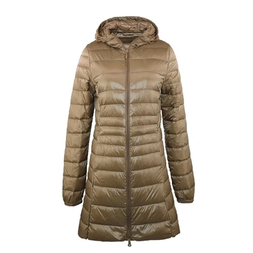 Kristiane | Vinter Kvinnojacka med Foder, Huva och Dragkedja