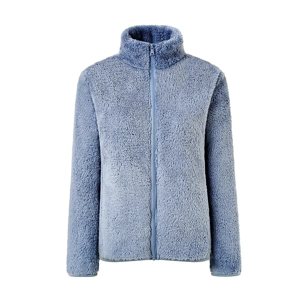 Bertel | Kvinnors Vinter Cozy Sherpa Fleece Zip Jacka