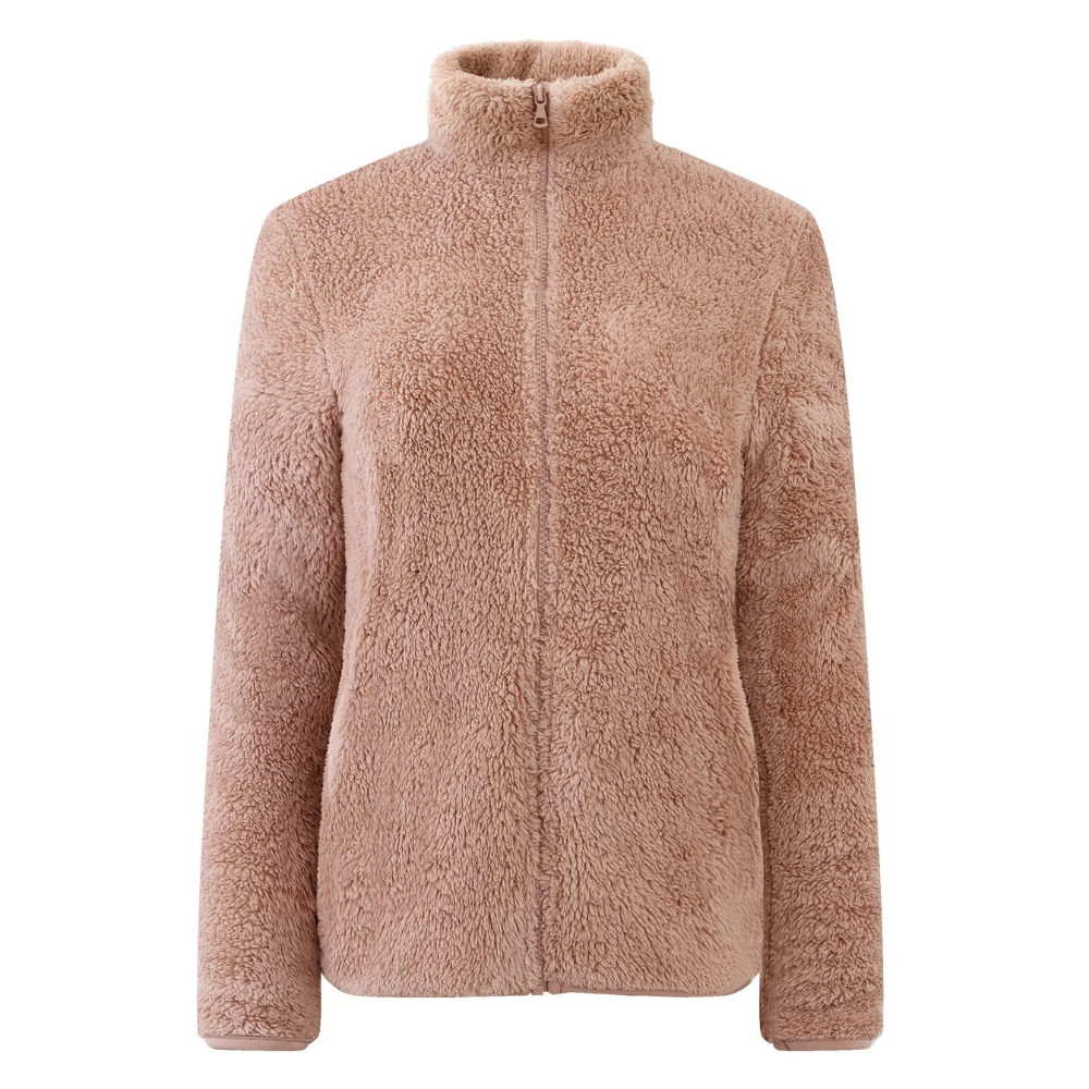 Bertel | Kvinnors Vinter Cozy Sherpa Fleece Zip Jacka
