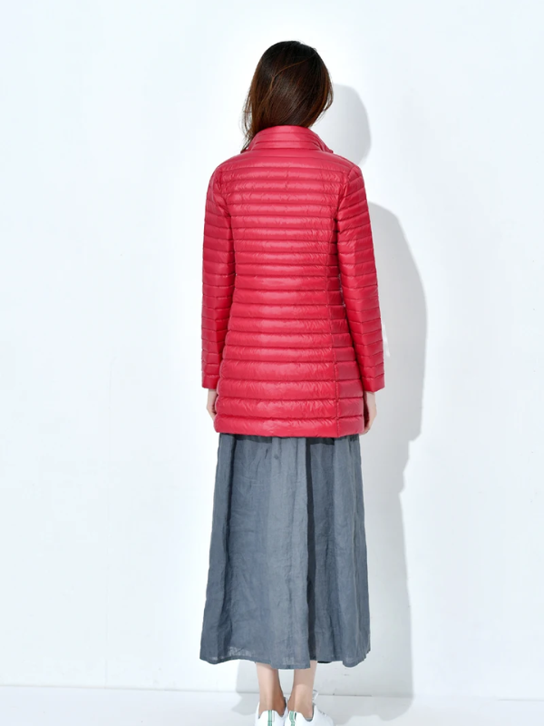 Shirin | Vinter Dam Dunjacka med Hög Krage