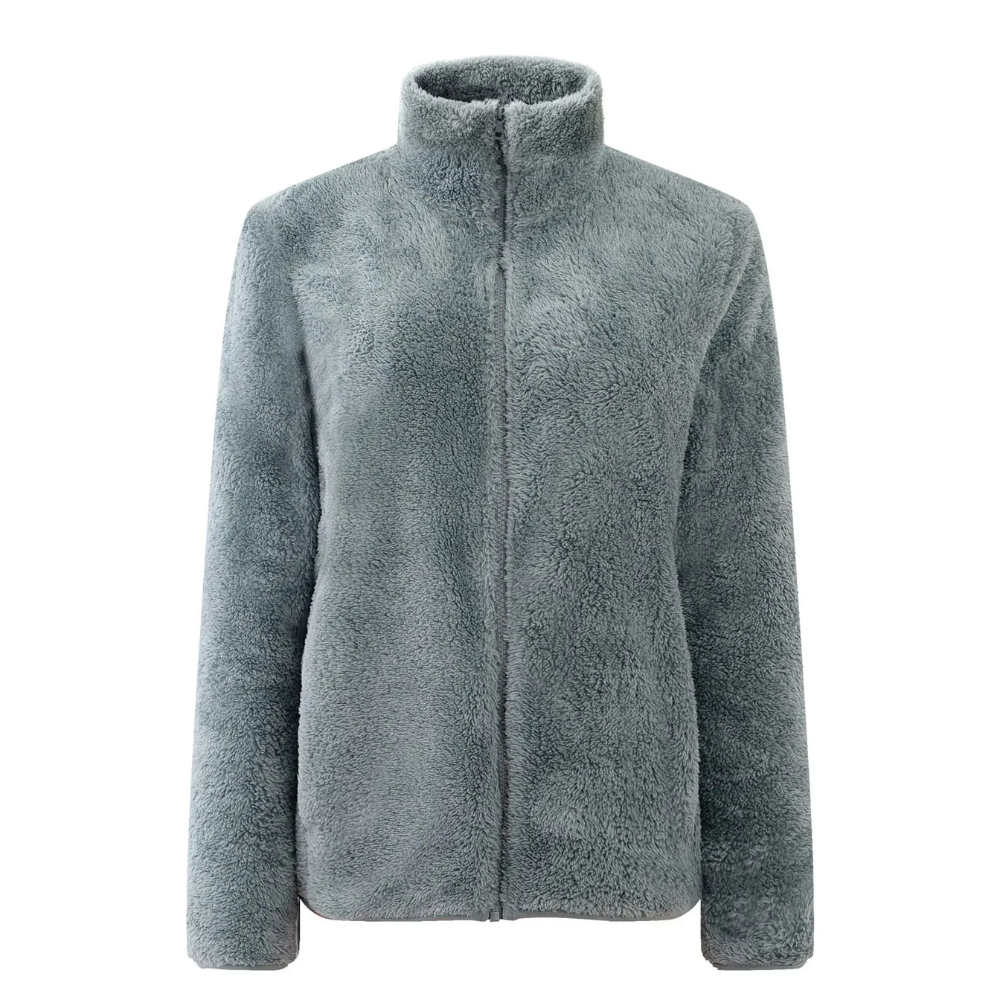 Bertel | Kvinnors Vinter Cozy Sherpa Fleece Zip Jacka