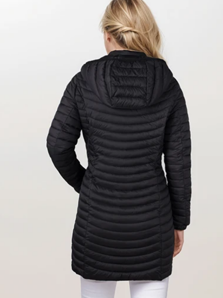 Lizette | Vinter Dam Dunjacka med Huva och Dragkedja
