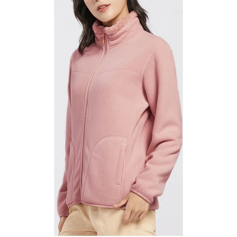Berit | Kvinnors Vinter Varm Fleece Zip Jacka