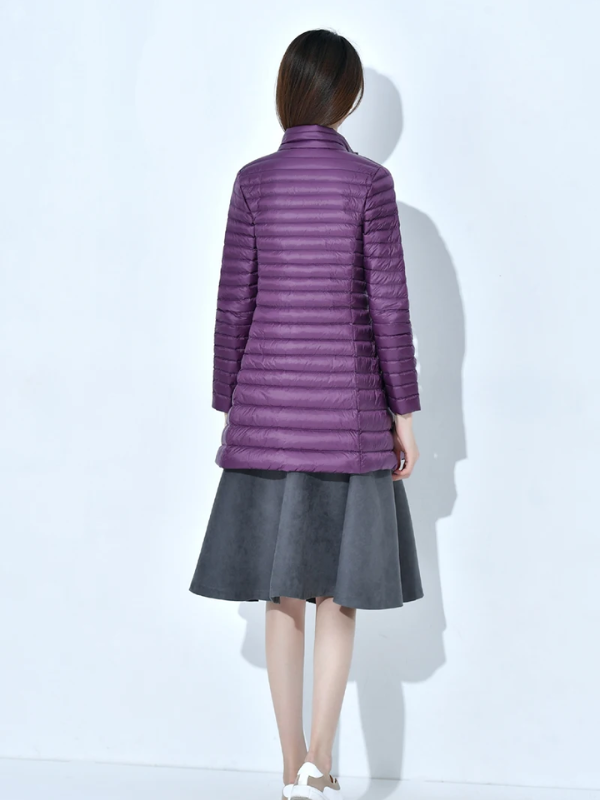 Shirin | Vinter Dam Dunjacka med Hög Krage