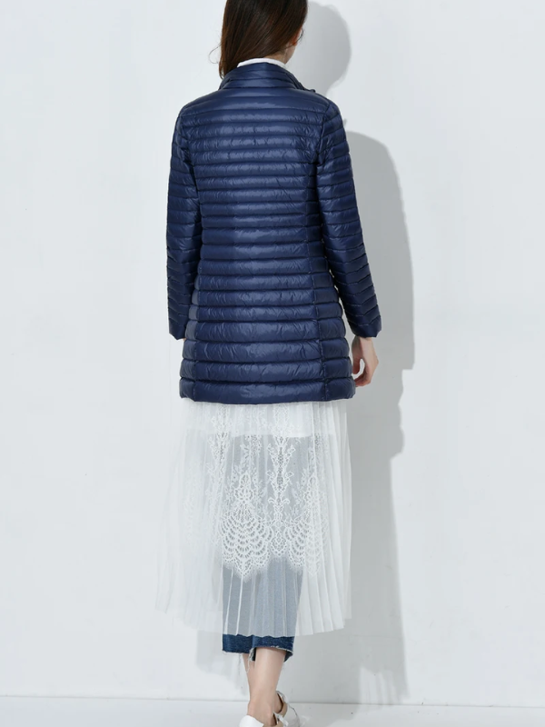 Shirin | Vinter Dam Dunjacka med Hög Krage