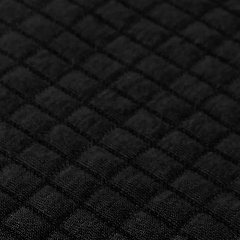 Herrarnas quiltade våffelmönstrade utomhussport tröja med lång ärm