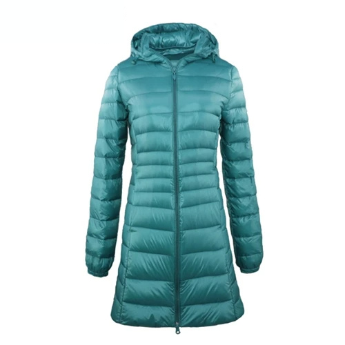 Kristiane | Vinter Kvinnojacka med Foder, Huva och Dragkedja