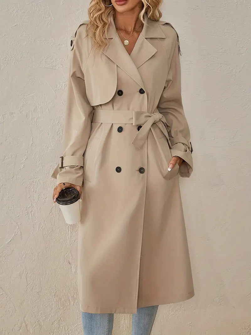 Bodil | Dam Elegant Vinter Trenchcoat