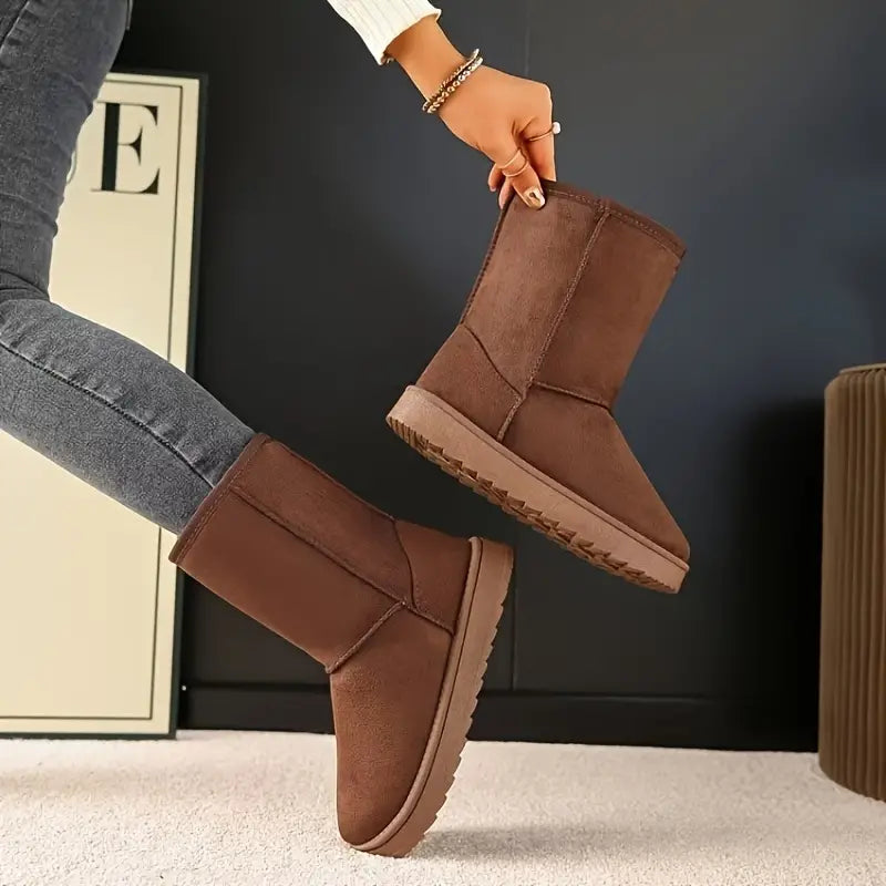 Sara | Kvinnors Vinter Slip-On Stövlar