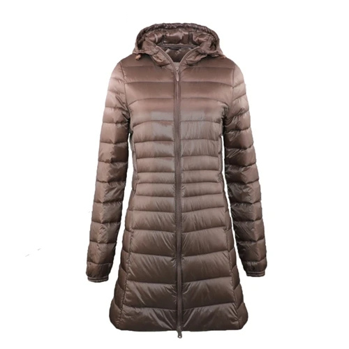 Kristiane | Vinter Kvinnors Vadderad Jacka med Huva och Dragkedja