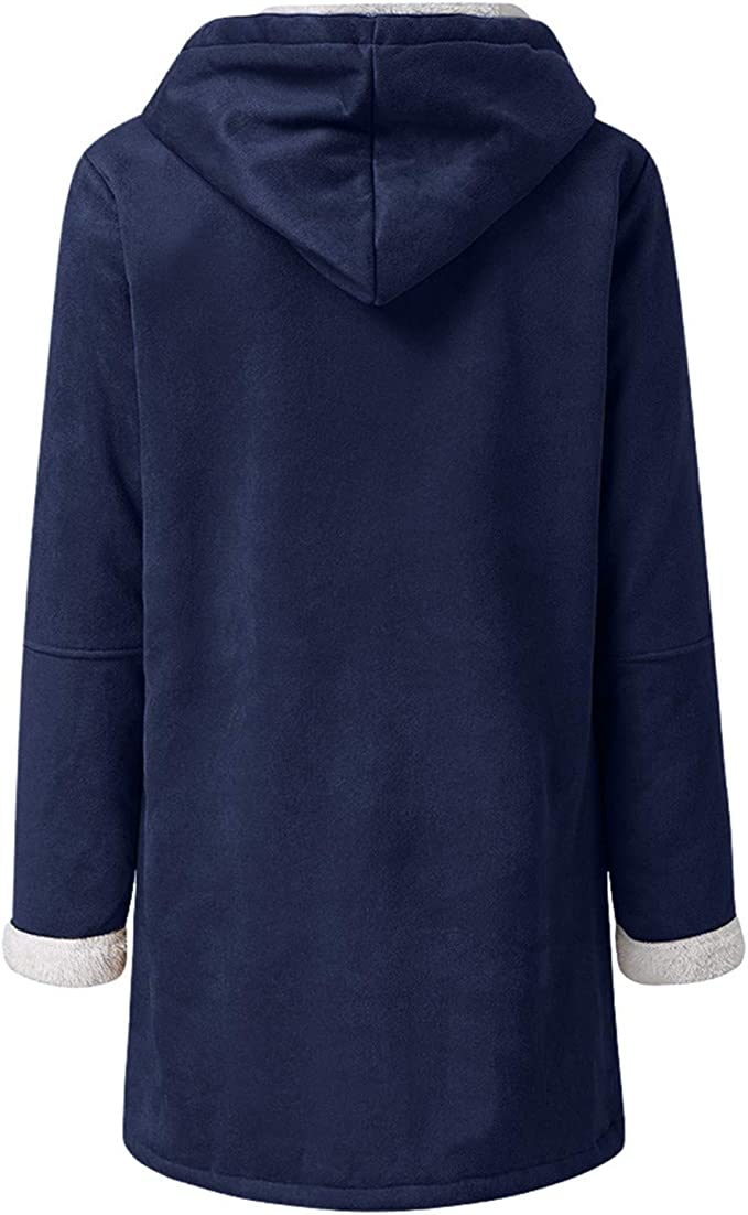 Alberte | Kvinnors Huvtröja Vinterjacka med Varm Foder