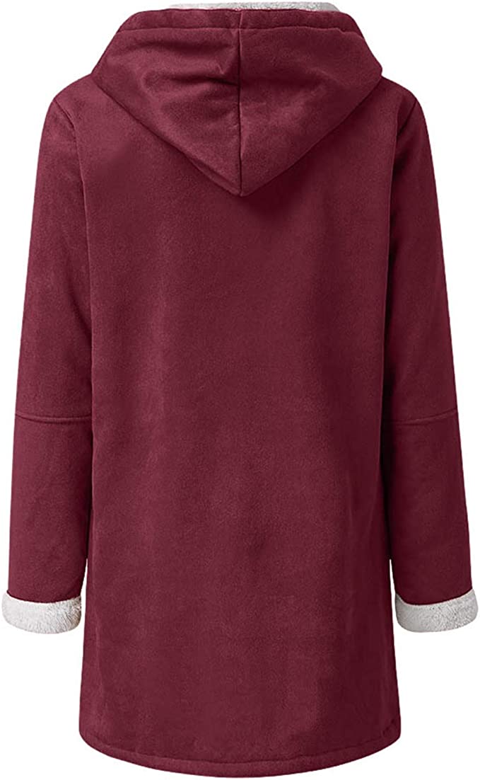 Alberte | Kvinnors Huvtröja Vinterjacka med Varm Foder