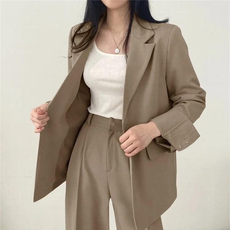 Sissel | Kvinnotailored Blazer- och Byxdress Set