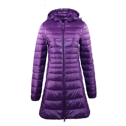 Kristiane | Vinter Kvinnojacka med Foder, Huva och Dragkedja