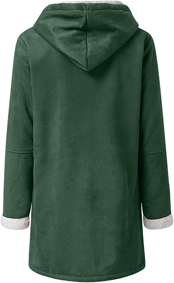 Alberte | Kvinnors Huvtröja Vinterjacka med Varm Foder