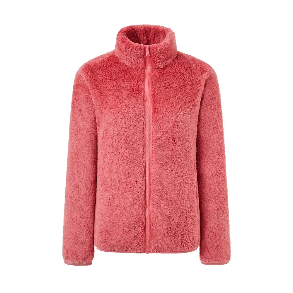 Bertel | Kvinnors Vinter Cozy Sherpa Fleece Zip Jacka