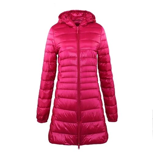 Kristiane | Vinter Kvinnojacka med Foder, Huva och Dragkedja