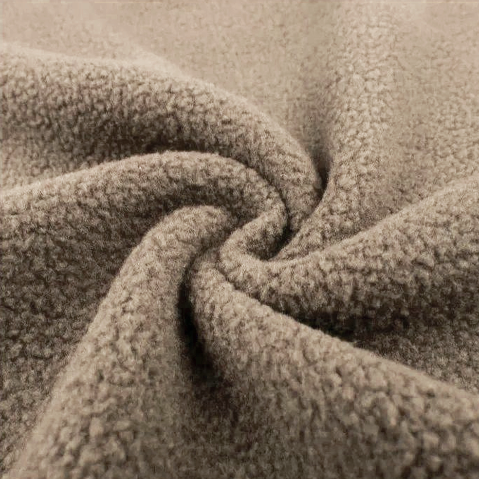 Herr Vintage Mocka Patchwork Lamm Fleece Multi-Ficka Omvänd Krage Utomhusjacka Kappa