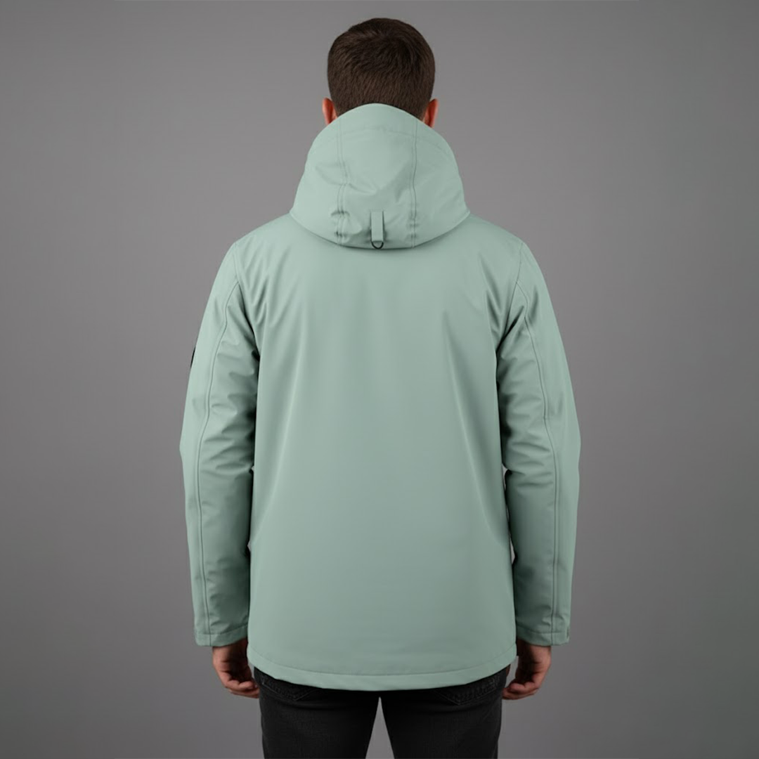 Knud | Herrarnas vattentäta skid-vinterjacka med huva för utomhusbruk