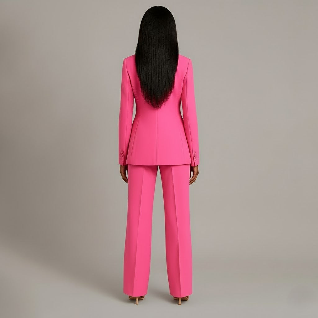 Mathilde | Chikt formellt kostym med skräddarsydd lång blazer för kvinnor
