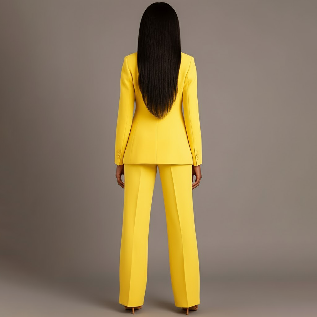 Mathilde | Chikt formellt kostym med skräddarsydd lång blazer för kvinnor