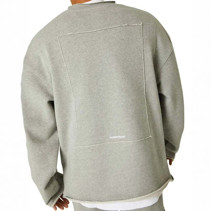 Frederik | Herr Casual Sweatshirt med Oversized Rund Hals