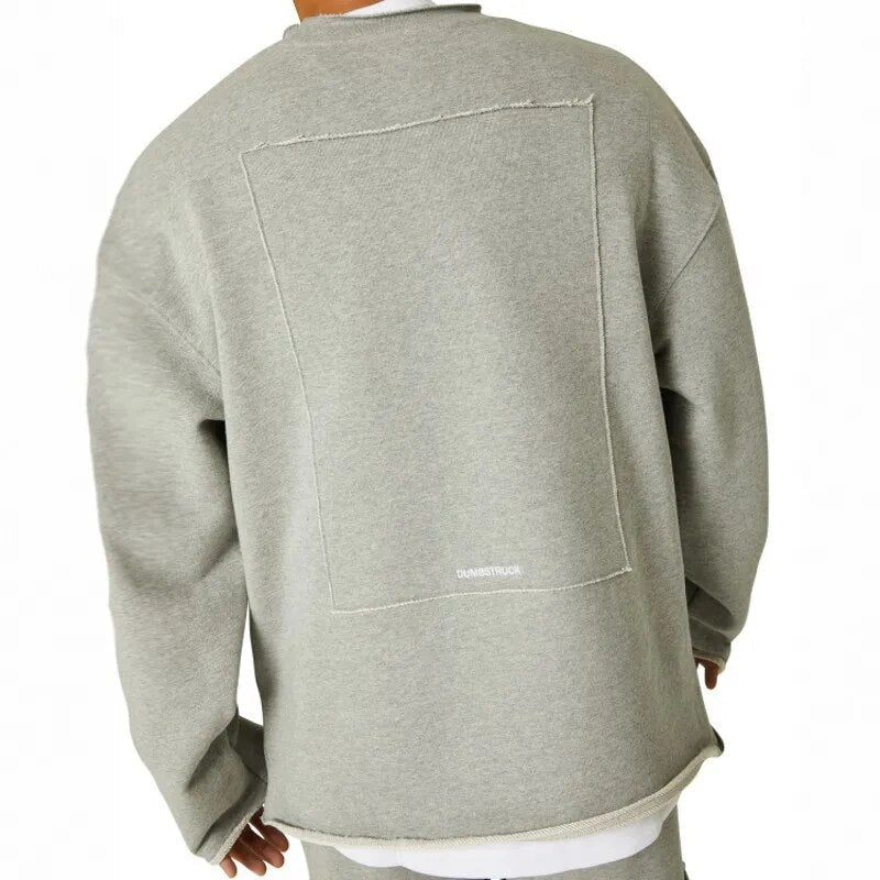 Frederik | Herr Casual Sweatshirt med Oversized Rund Hals
