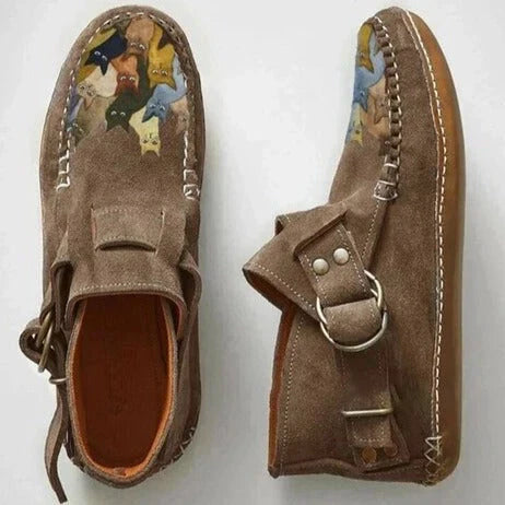 Bertel | Damernas Vintermockastövlar med Foder av Fuskpäls