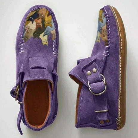 Bertel | Damernas Vintermockastövlar med Foder av Fuskpäls