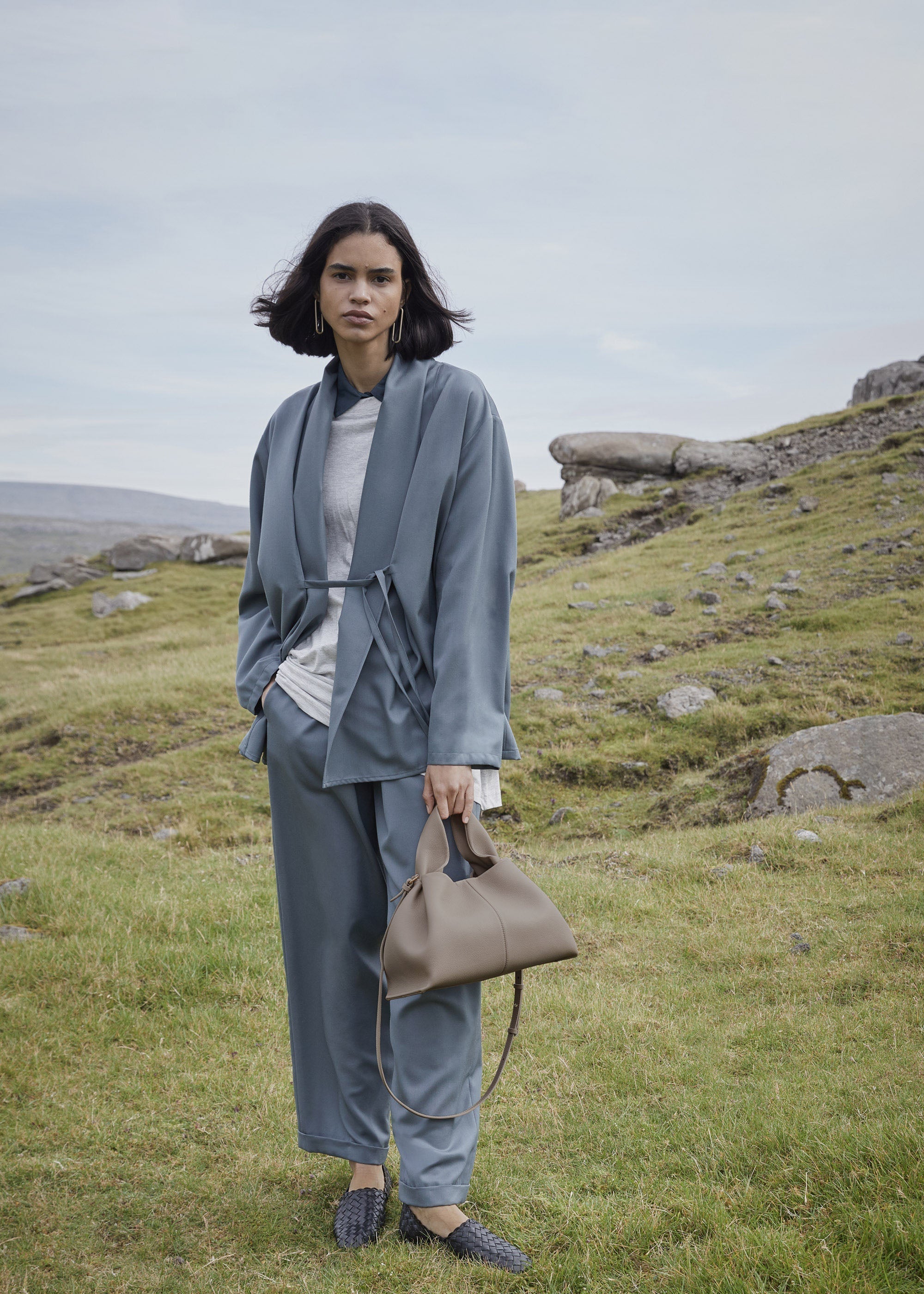 ALMA Tote – Stor | Taupe