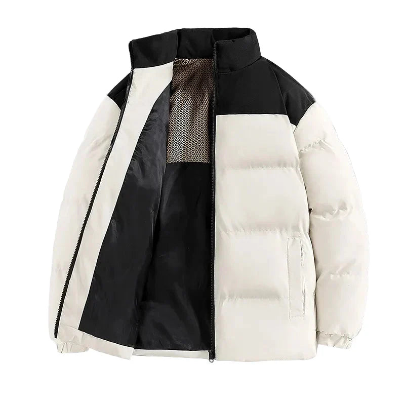 Albert | Herr Vinterjacka med Färgblock och Vaddning