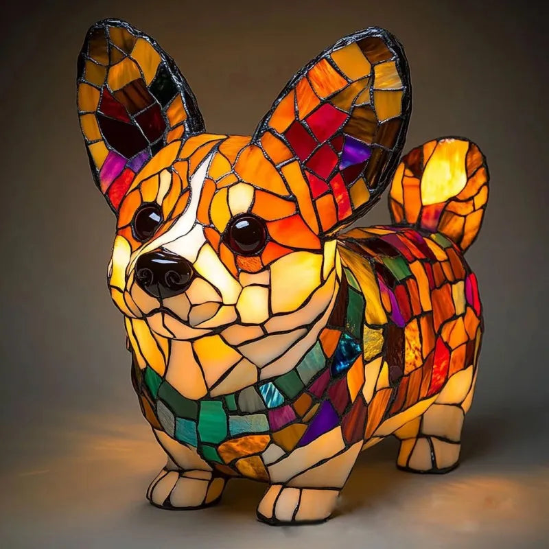 Pitchou – Strålande corgi-lampa