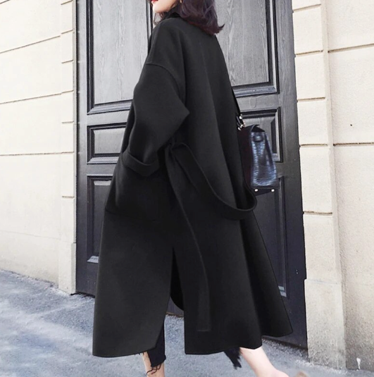 Novalie | Dam Elegant Dubbelknäppt Trenchcoat