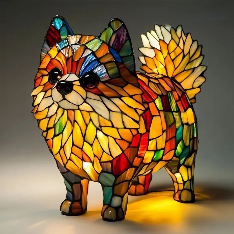Poupi – Pomeranian solstrålelampa