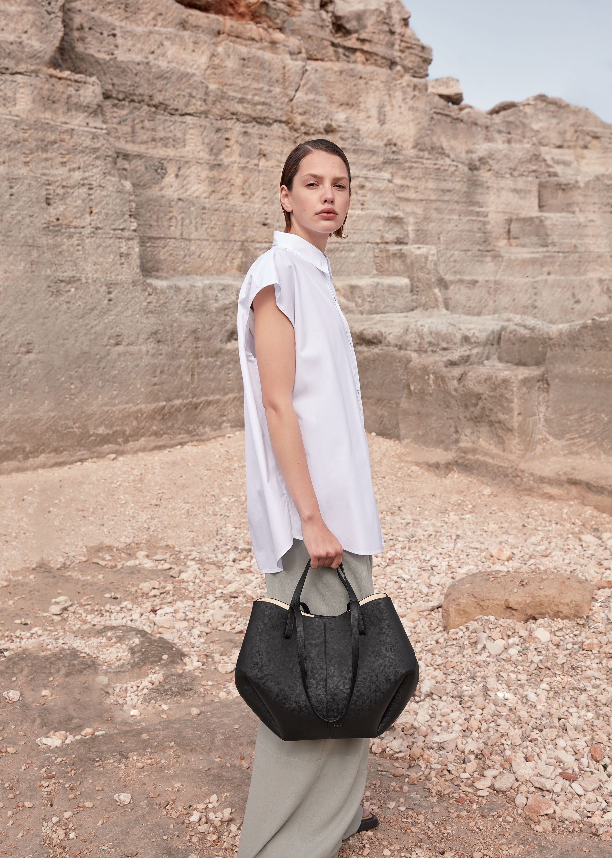 ÉLOISE Tote – Stor | Svart