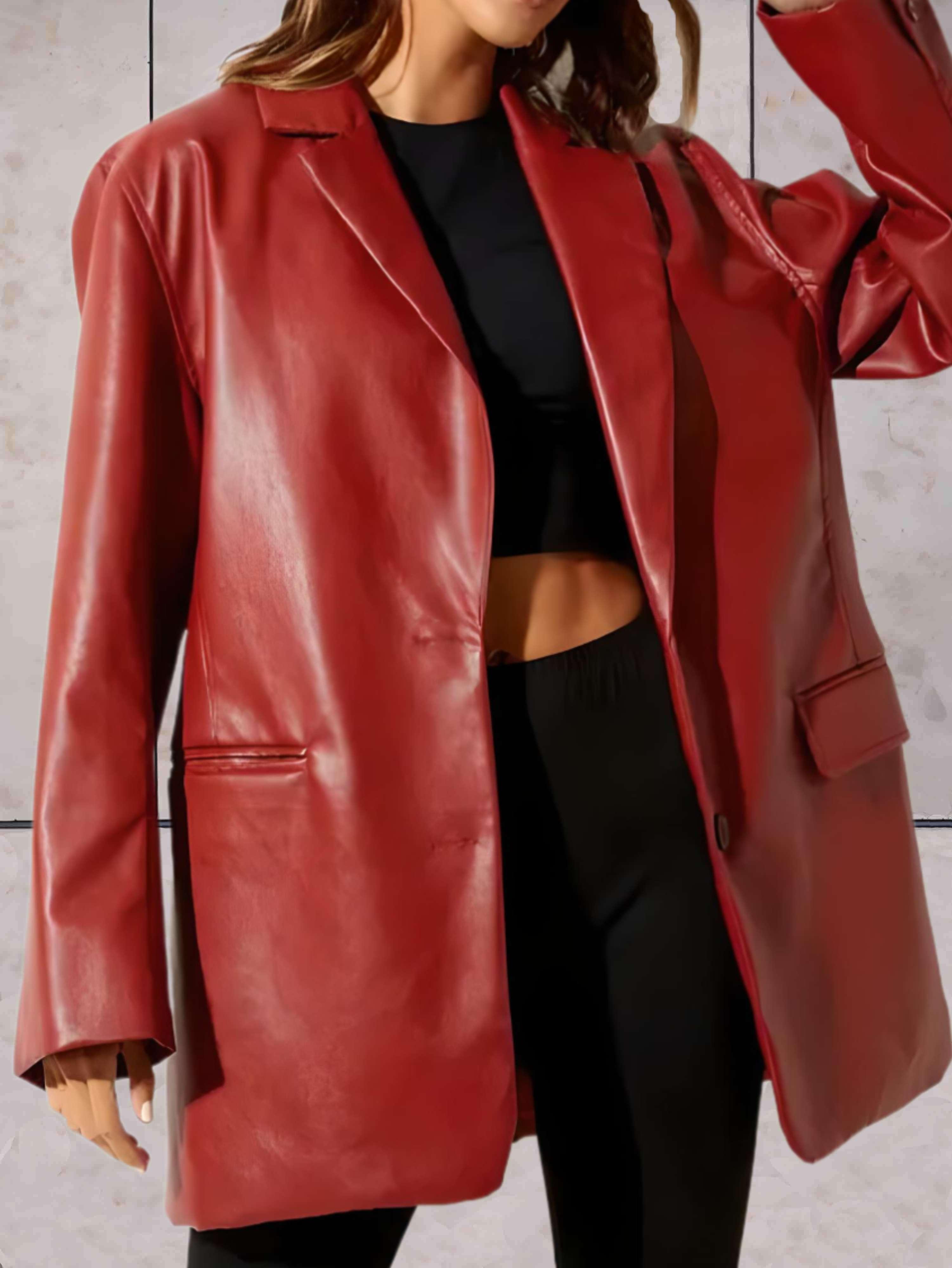 Jonna | Luksus Dubbelknäppt Ullrock för Damer