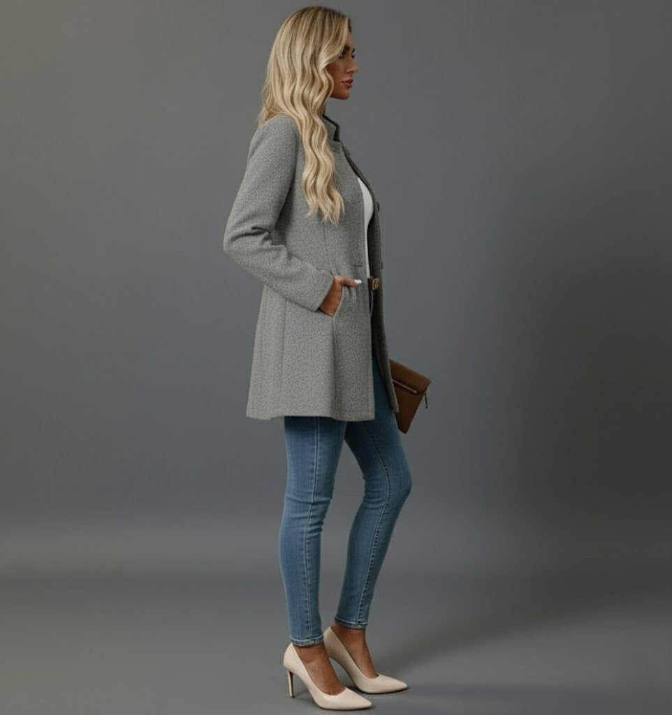 Laila | Kvinno vinterjacka med knappar