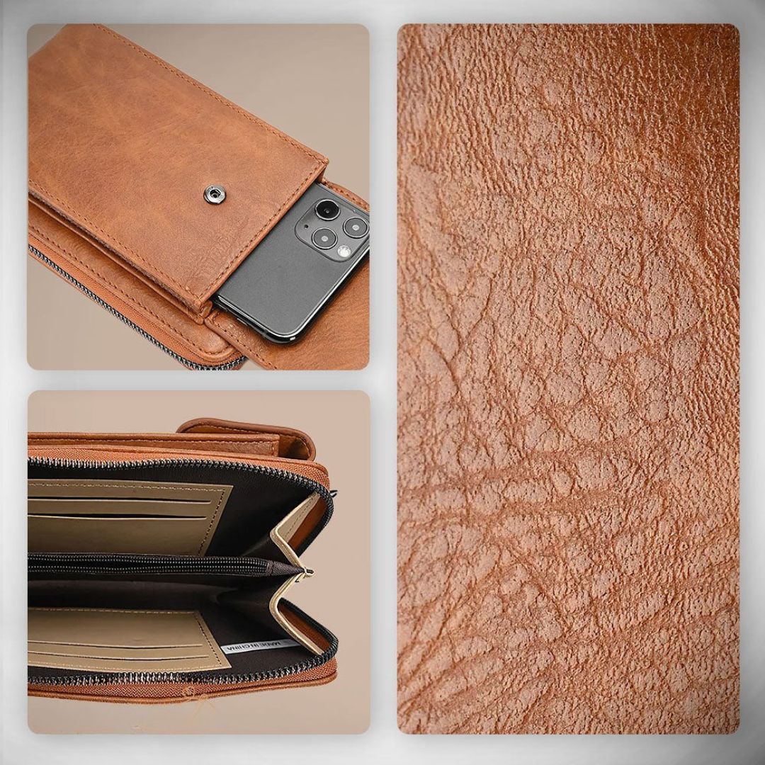 Clara - Elegant handväska i läder