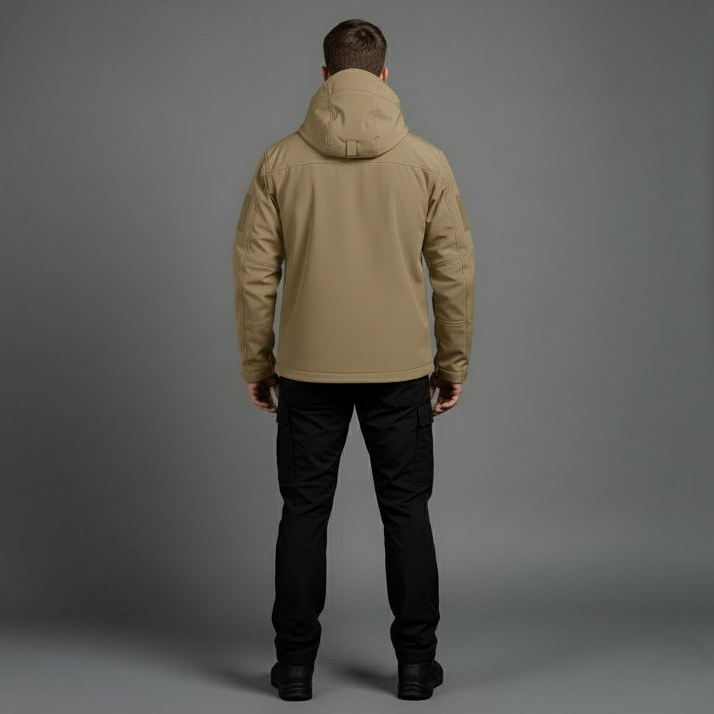 Julian | Herrens vattentäta taktiska vinterjacka med dragkedja