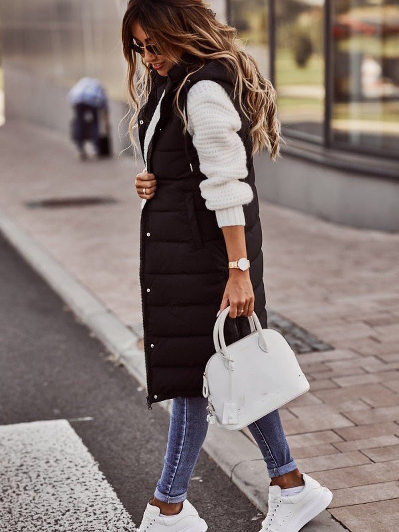 Bent | Trendy Oversized Puffer Vest för Kvinnor