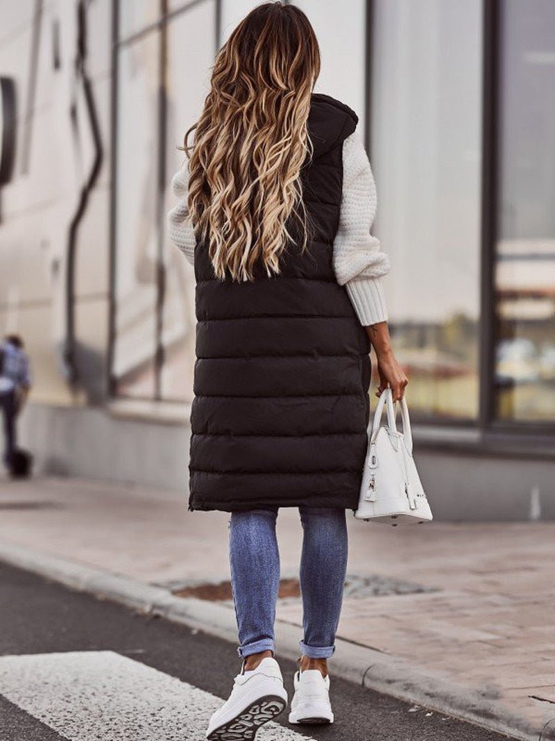 Bent | Trendy Oversized Puffer Vest för Kvinnor