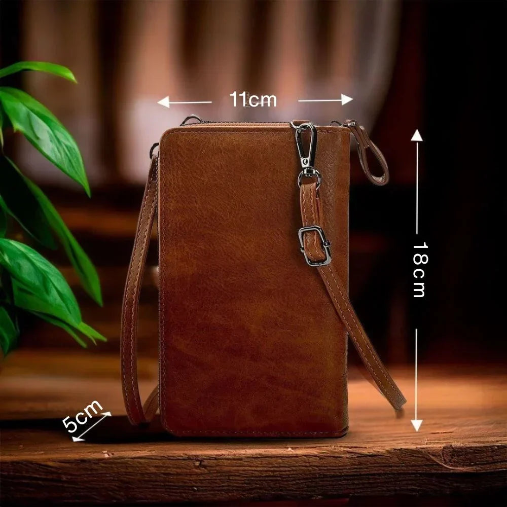 Clara - Elegant handväska i läder